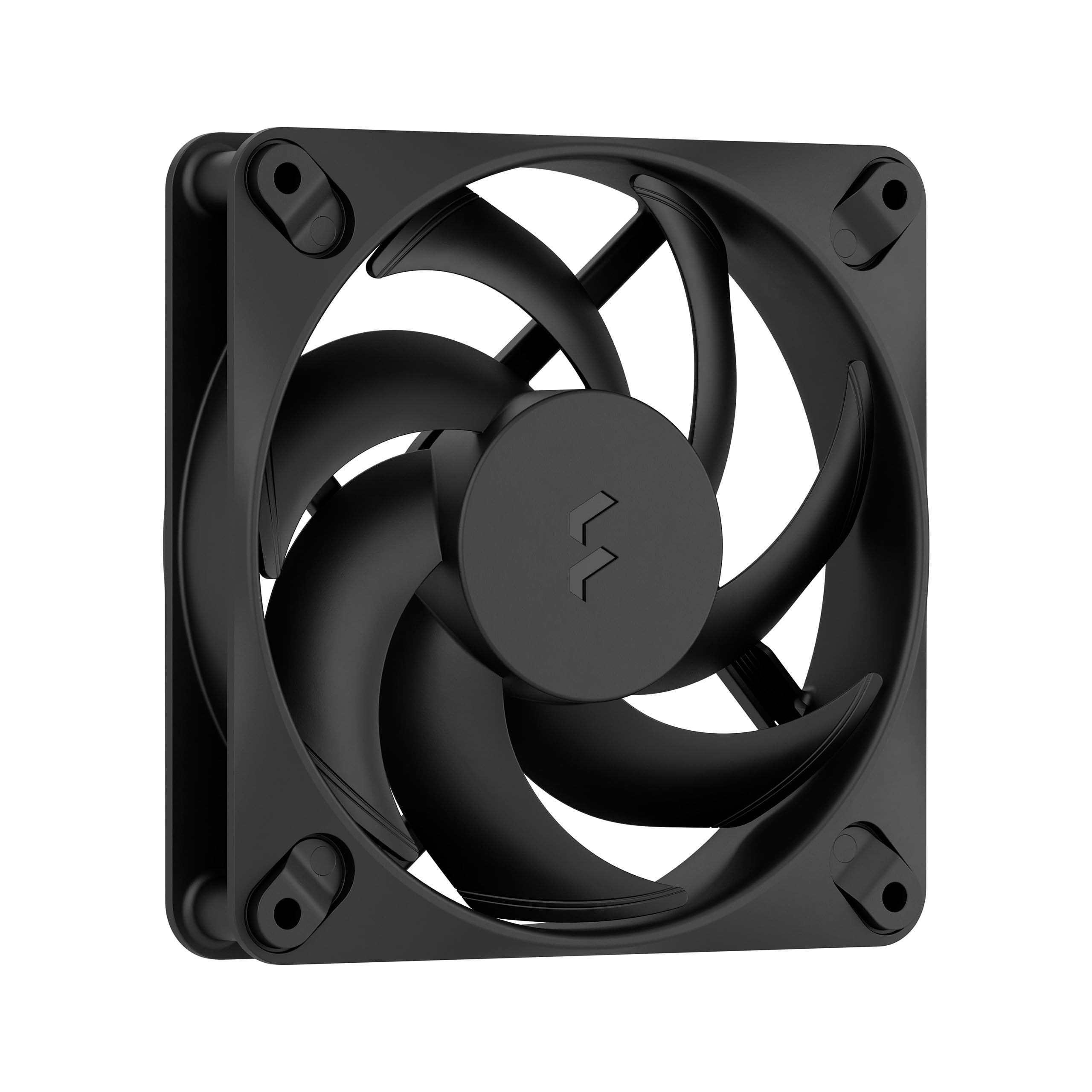 Fractal Design - Dynamic 3 12 Black 120 mm PWM Fan – Swept Blade Design – Daisy-Chainable Cable – Rifle Bearing