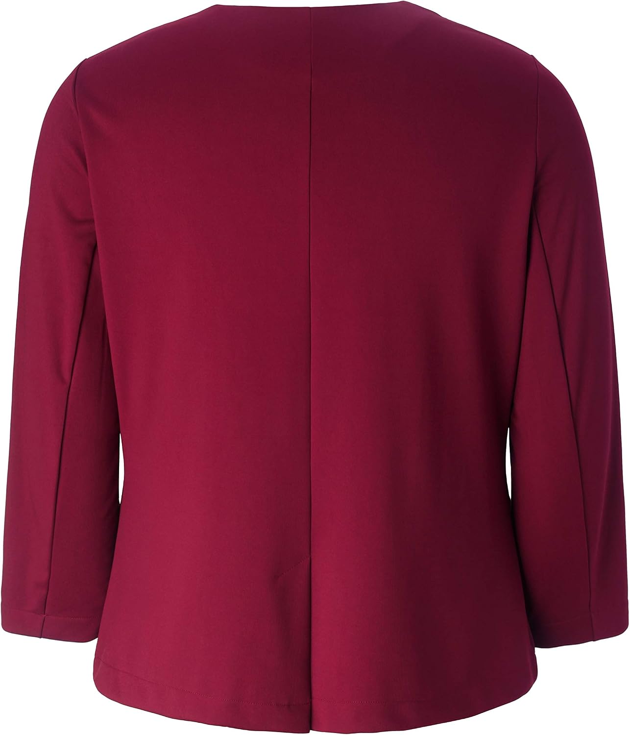 Chicwe Women's Plus Size Stretch Work Chic Outfit Blazer Jacket with Pockets
