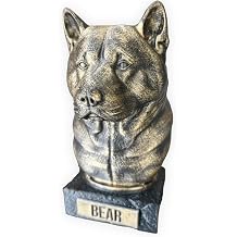 Akita 3D Printed Hand-Painted 6 Inches Dog Bust
