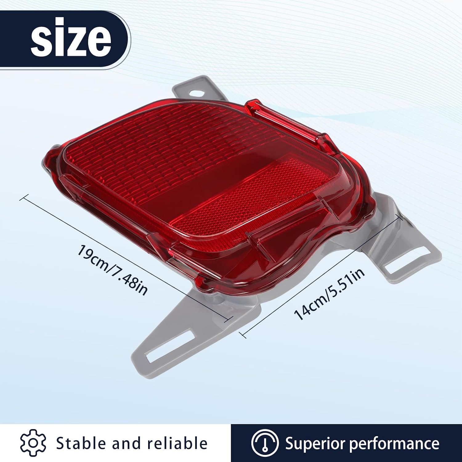 Rear Right Side Bumper Reflector for Highlander (2014-2019) TO1184108 81490-0E020