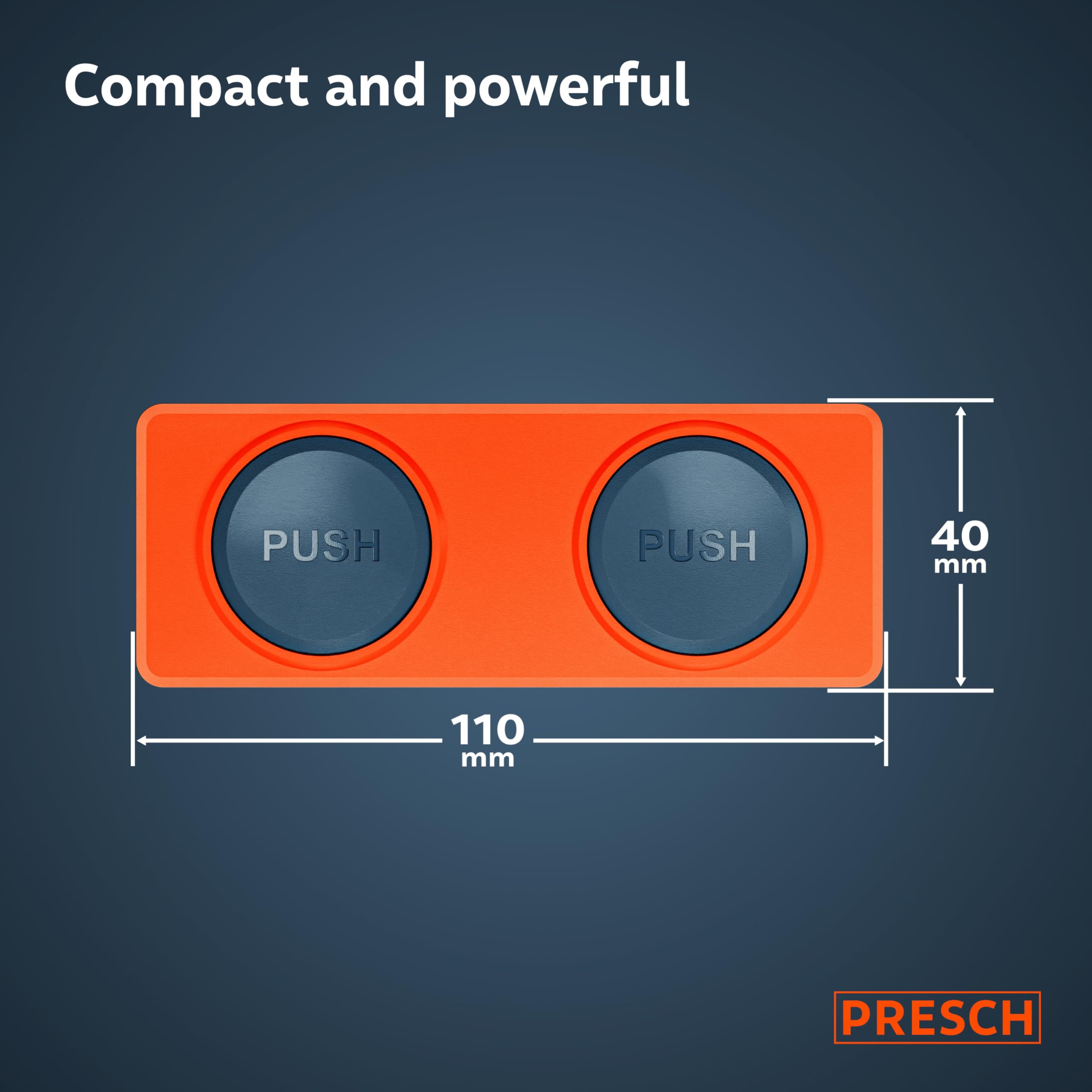 Presch Connection Adapter 2 pcs, Connector for Presch one-Hand Clamps with 300 kg Clamping Force - Image 3
