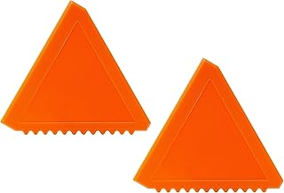Ice Scrapers for Car Windshield - Ice Scraper for Car with Handle - Plastic Scraper Tool to Remove Snow, Frost, 2 Pcs