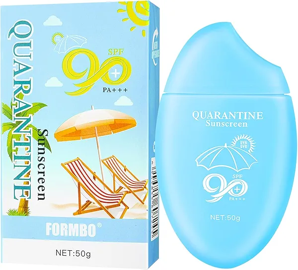 SPF 50 Sunscreen Cream,Lightweight,Fast-Absorbing,Broad Spectrum UVA/UVB Protection Water Resistant Non-Greasy
