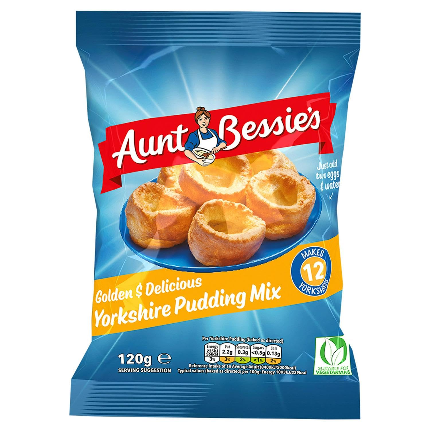 Aunt Bessie's Homebake Yorkshire Pudding Mix (120g)