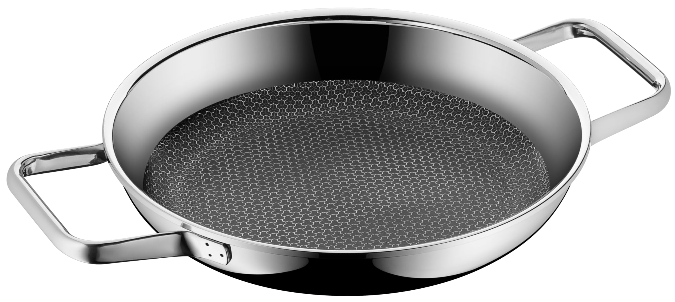 Poêle de service 24 cm en acier inoxydable poli WMF Profi Resist haut de gamme