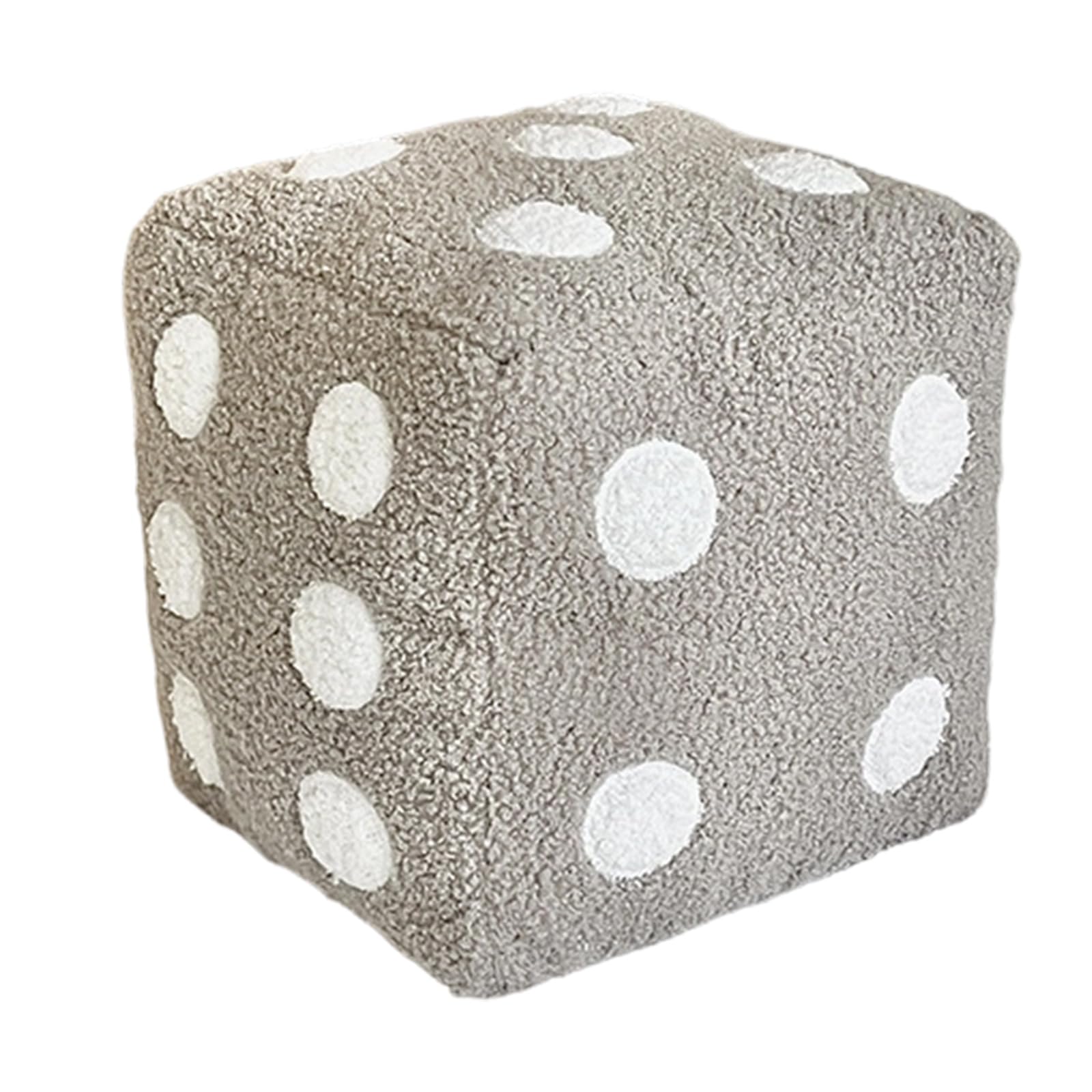 Hsioluted Dices Pattern Accent Pillow Sturdy Soft for Reading Kids Play Area Decorative Dices Seat Cushion