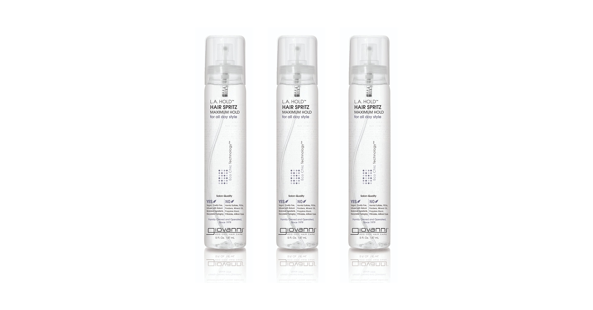 専用☆giovanni LA【6本】ホールド　ヘアスプリッツスプレー Giovanni L.A. Hold Natural Hair Spray, Maximum Hold for