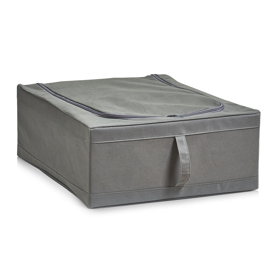 Zeller 14607 Storage Box, Non-Woven, Fabric, Grey, 44 x 55 x 19 cm