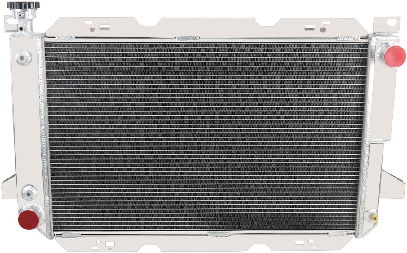 3 Row Aluminum Radiator for 1985-1997 ford Bronco F350 F250 F150 F53 F250 HD F Super Duty 5.0L 5.8L 7.5L V8, 85 1986 1987 1988 1989 1990 1991 1992 1993 1994 1995 1996 1997