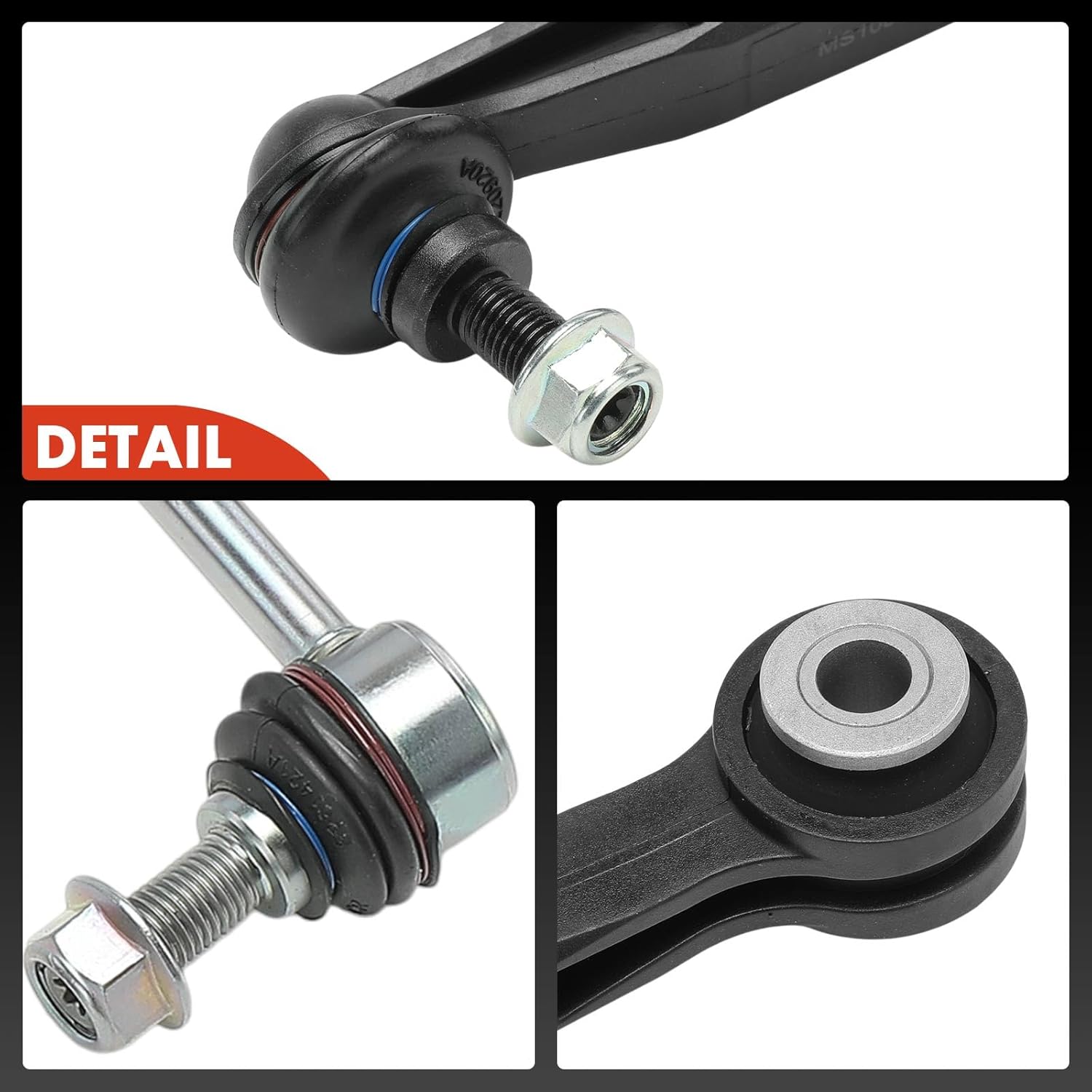A-Premium Set of 4, Front & Rear Sway Bar Link Stabilizer Link Kit, Compatible with BMW X3 2018-2023, X4 2019-2023