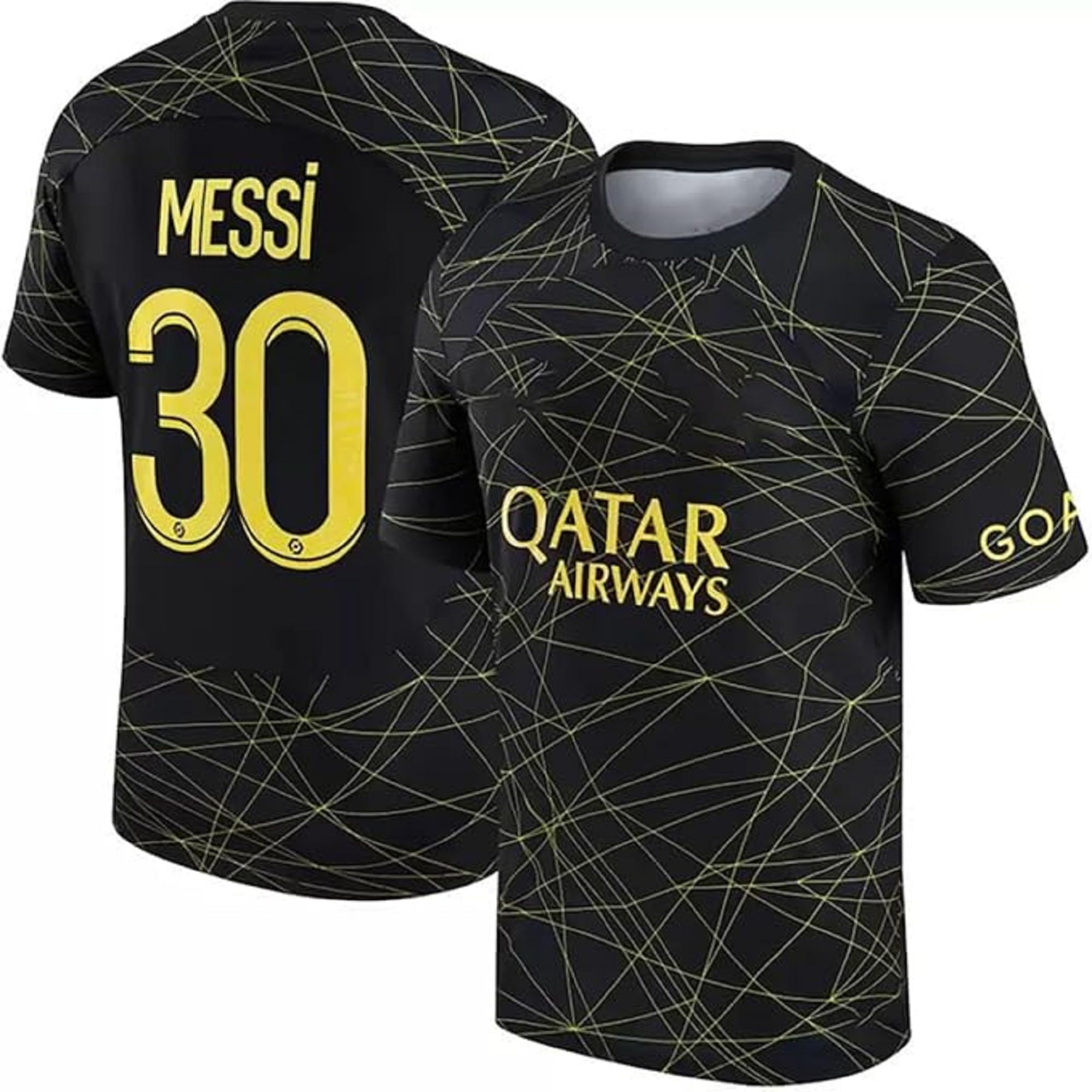 Messi Jersey Black Football Jersey for(Kids,Men & Boys)-picture-43
