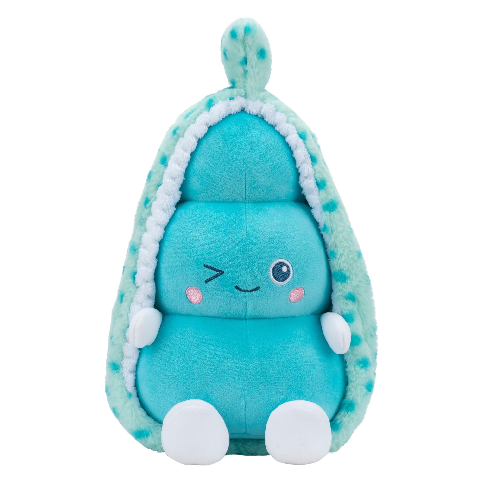 Living on The Veg 14-inch Recycled Material Plush - PeacePods Clay - Collectible Stuffed Toy from The Makers of Squishmallows