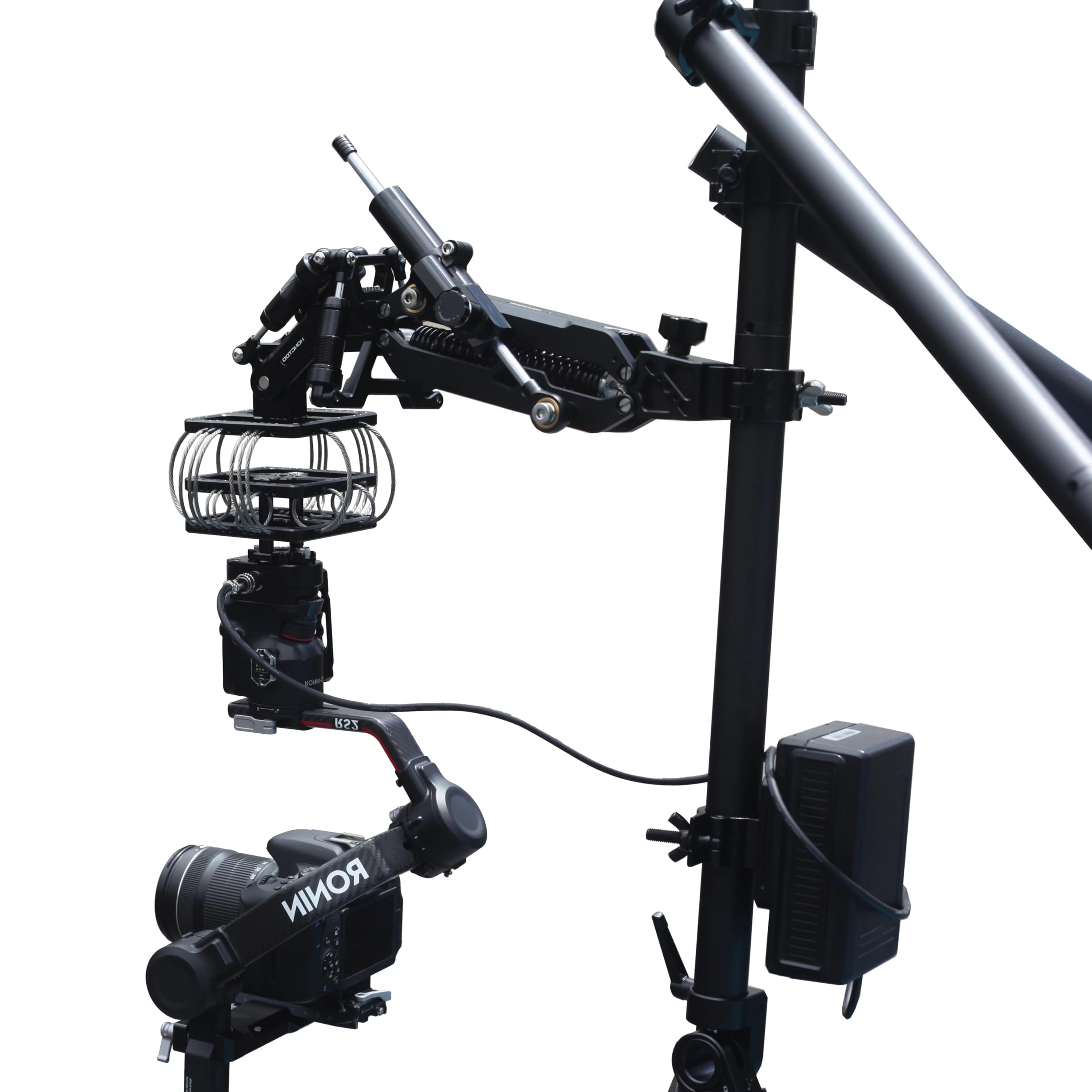 Hongtoo 10 kg 3-osiowe ramię amortyzujące system montażu samochodowego 3 amortyzatory kamery stabilizator wideo amortyzator wibracji uchwyt ssący do stabilizatora wideo DJI RONIN HONTOO