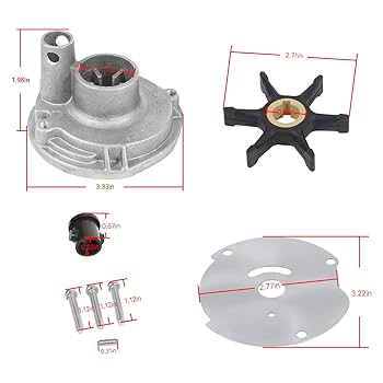 Amazon.com: JIAD Water Pump and Impeller Repair Kit whit