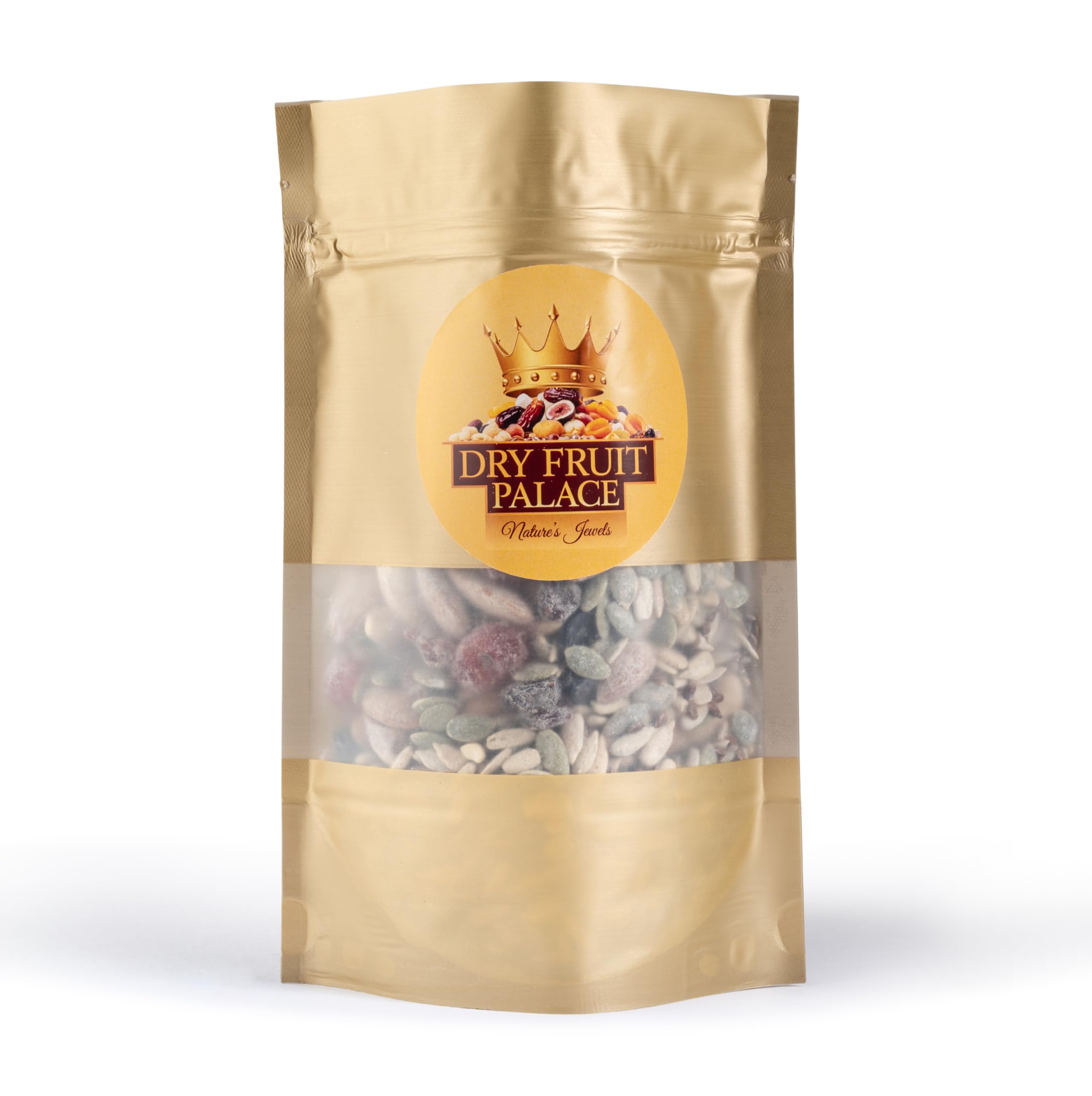 Dry Fruit Palace Trail Mix Seeds Breakfast Khata Meetha, Premium Mixed Dry Fruits and Seeds (100 gm, Khata Meetha)-image-24