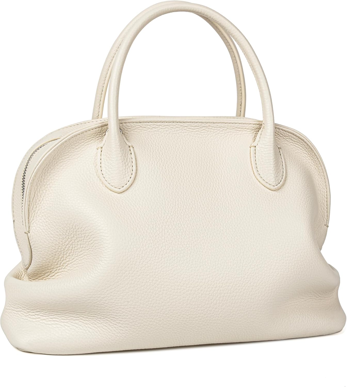 DAILANDO Leather Top Handle Satchel Purse for Women, Soft Designer Tote Bag with Detachable Crossbody Strap