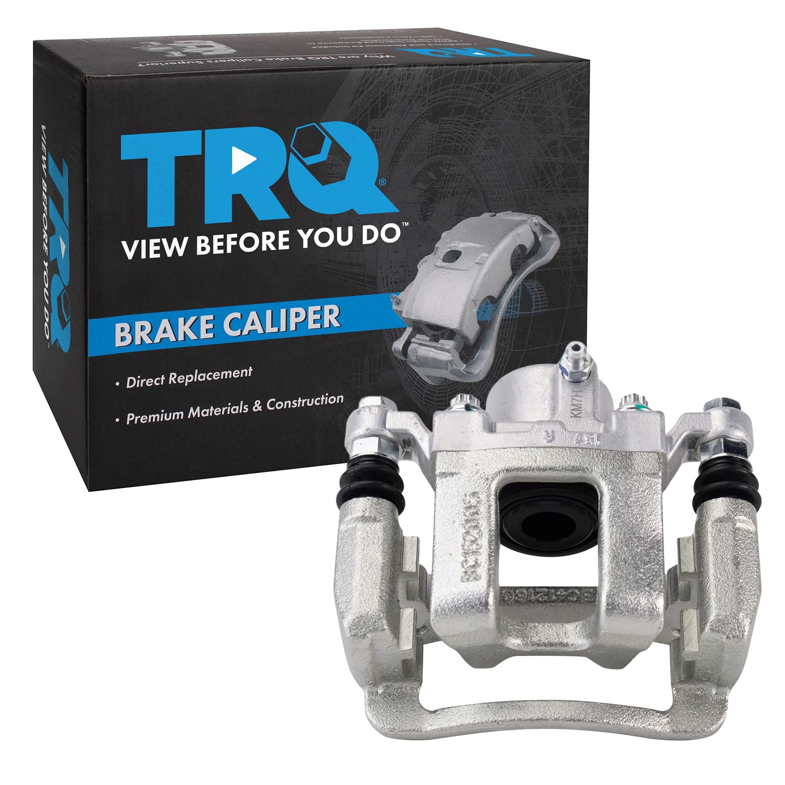 TRQ Rear Right Brake Caliper w/Bracket Passenger Side