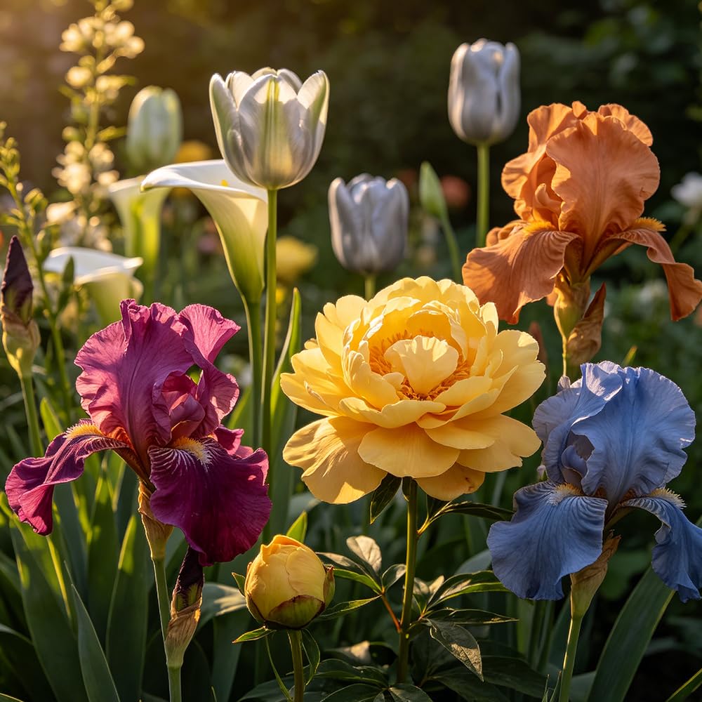 50zwiebeln blumenzwiebel/Mehrfarbig gartenpflanzen Trockenheitsresistent