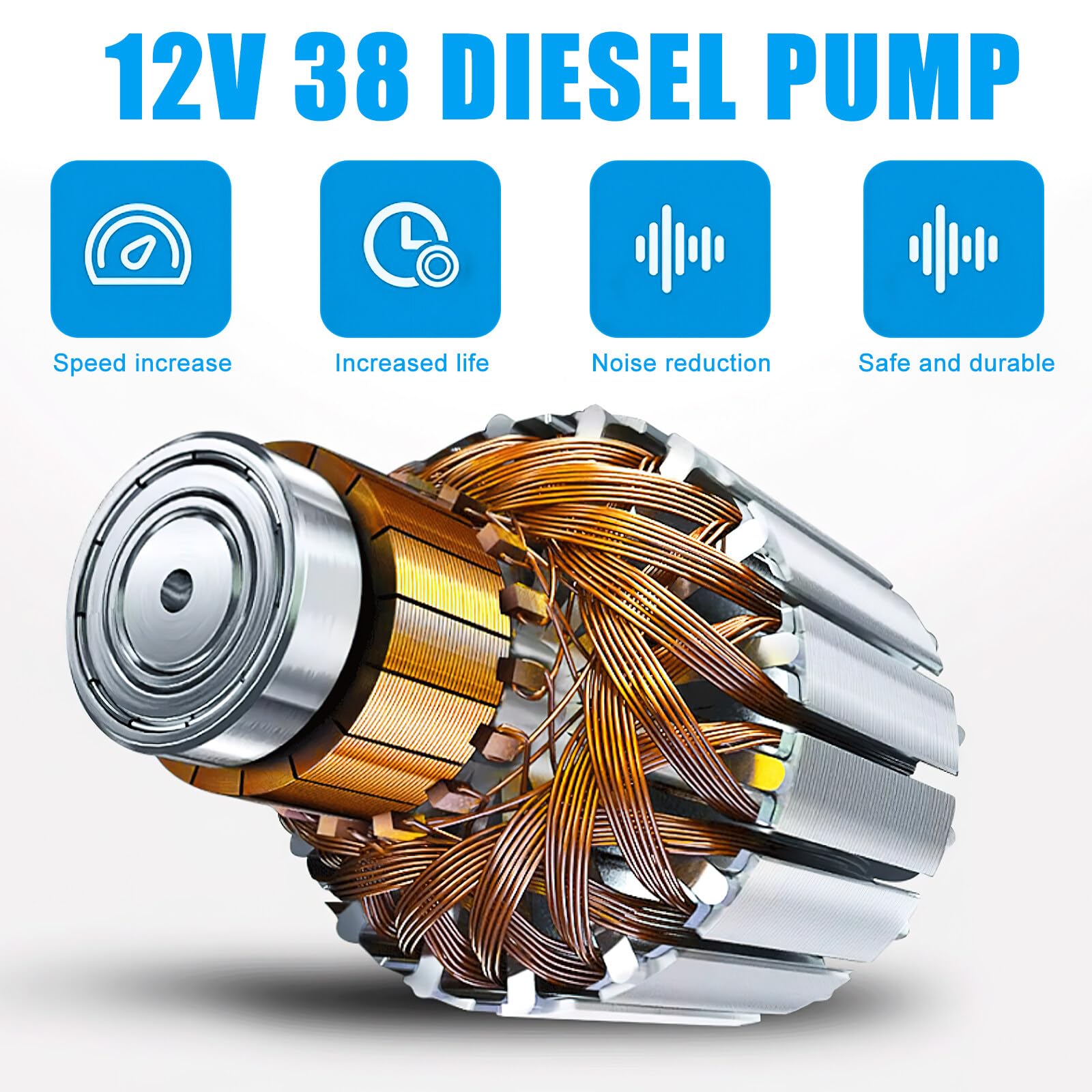 Pompa Sommersa 12 V 38 Mm In Acciaio INOX Acqua Olio Gasolio Liquidi Auto Camper 30265347 - Foto 4