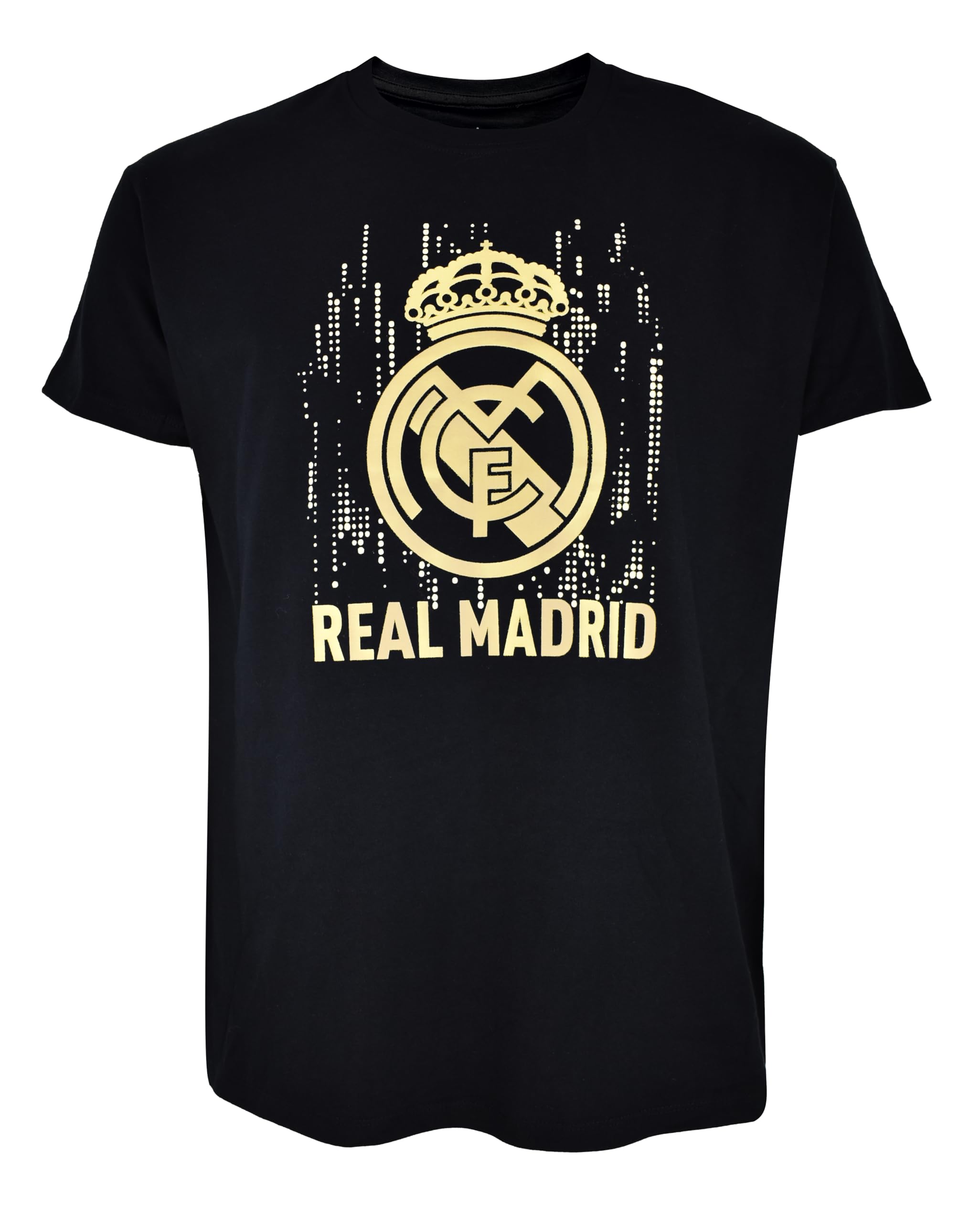 Real Madrid Camiseta Estampada Nº 87, Negro, Algodón, Talla S, Licencia Oficial