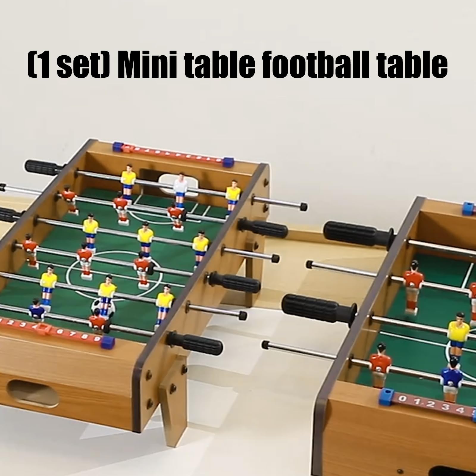 Family Connection - Juego de futbolín que mejora la coordinación de la mano con ácido acético participativo para madres y niños, portátil, pequeño escritorio