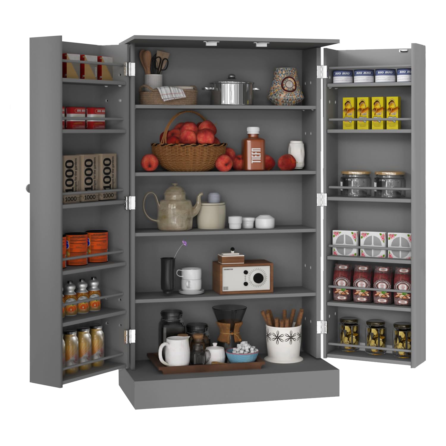 VEKOO 41" Kitchen Pantry Storage Food Storage with