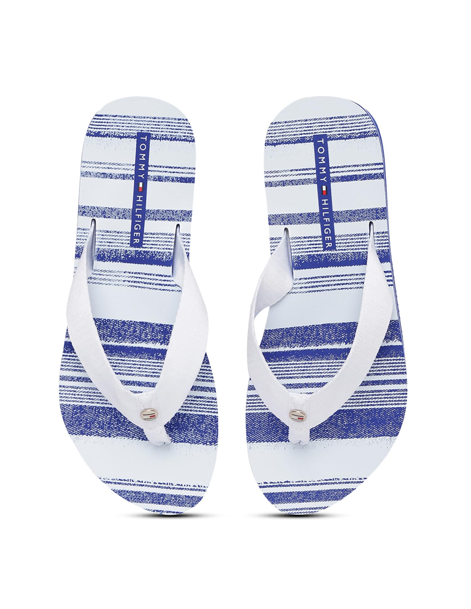 Tommy Hilfiger White-Blue Polyester Printed Women Flip Flop (F23HWFW271) Size-39 (B0CM11GD15) Amazon Price History, Amazon Price Tracker