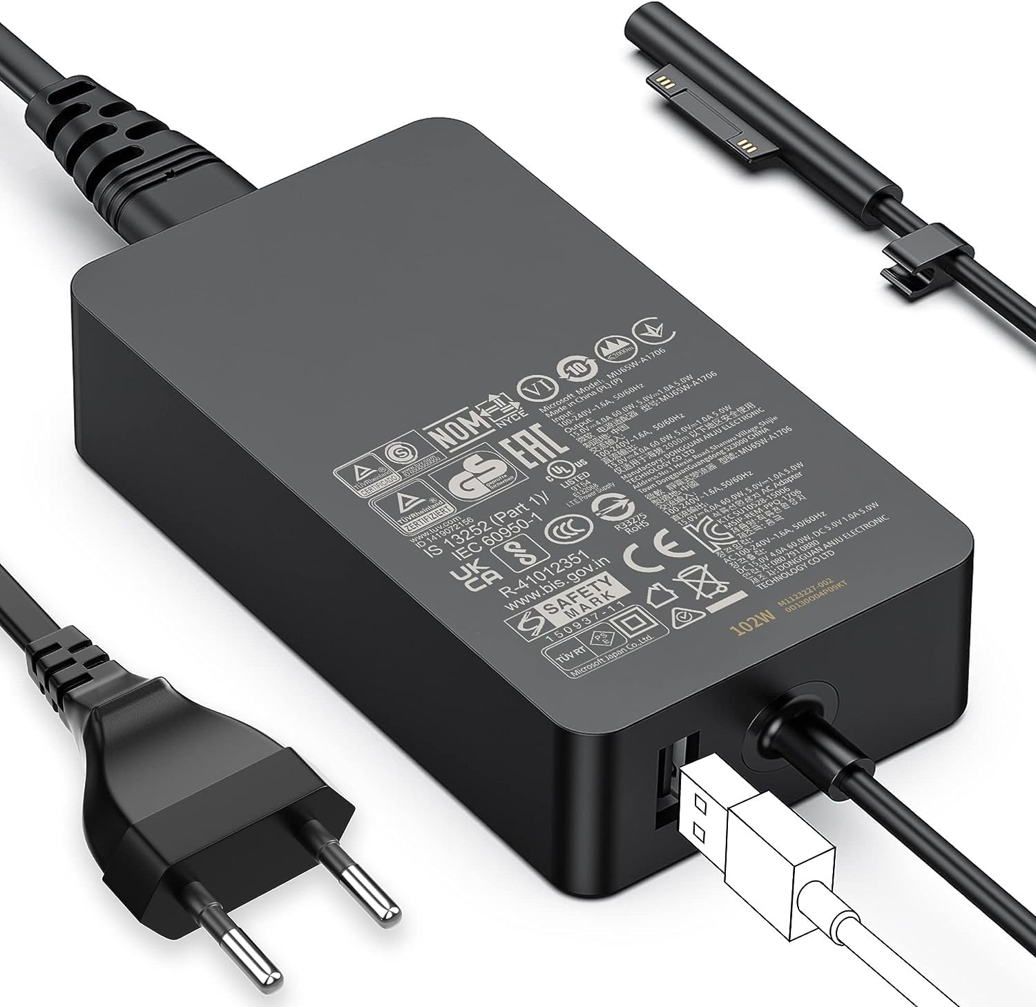 Chargeur Microsoft Surface Pro 65W - Neuf Sous Emballage D'origine