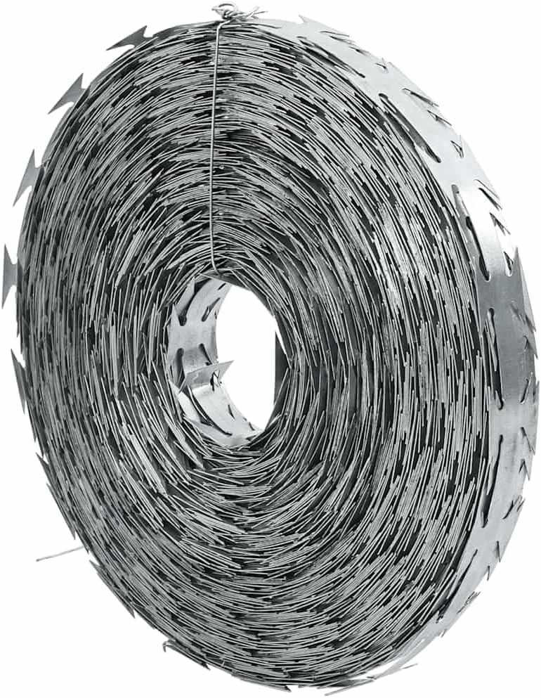 vidaXL Razor Concertina alambre acero galvanizado 1640.4'