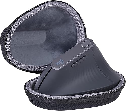 Miniatura 11 de co2CREA Estuche rígido de repuesto para ratón ergonómico vertical Logitech Lift (carcasa negra)