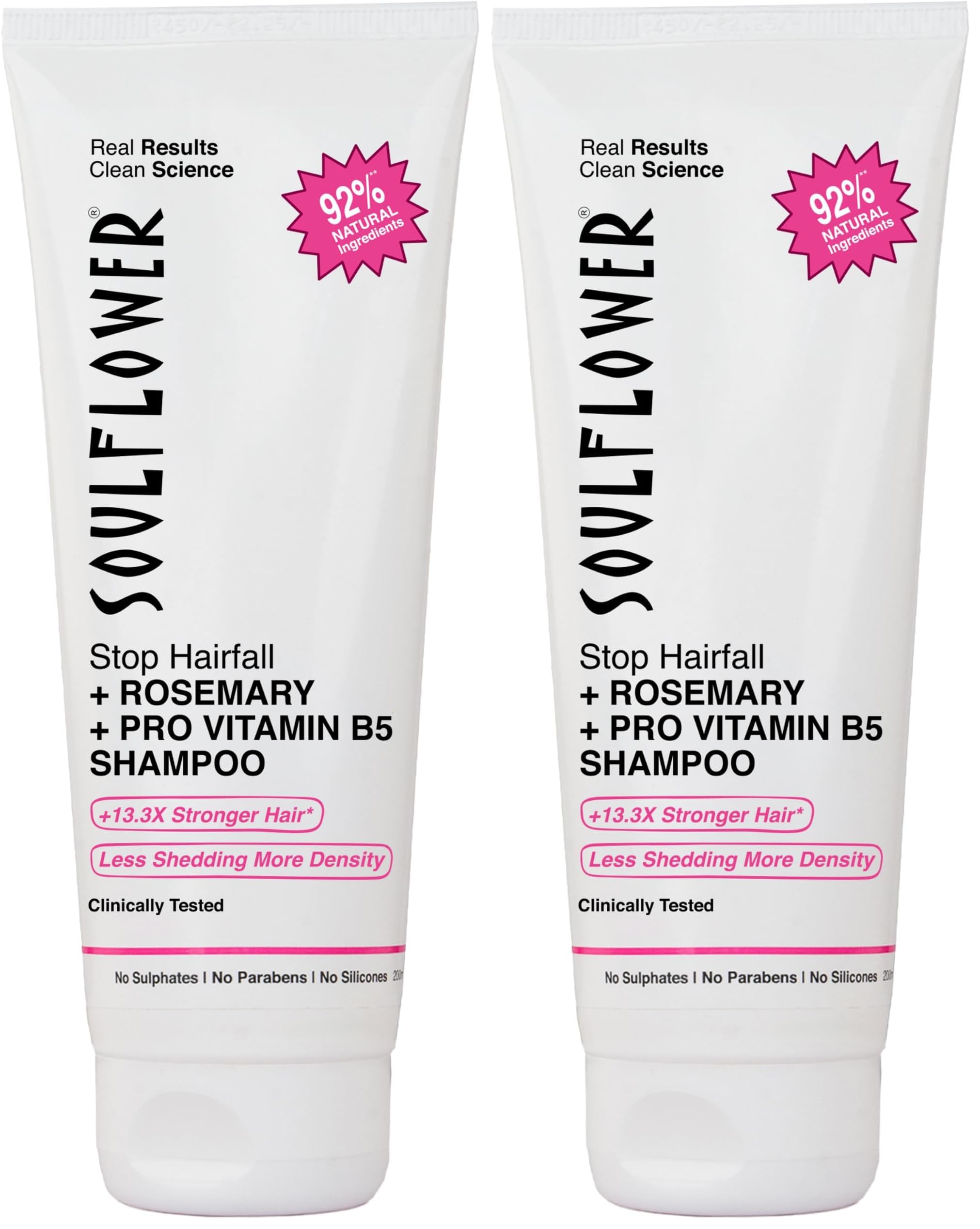 Soulflower Rosemary Shampoo For Hair Growth, Anti Hair Fall, Stronger, Shiny & Long Hair & Healthy Scalp WIth Tea Tree, Pro Vitamin B5 | Men & Women | 200 ml (Pack of 2)-picture-12