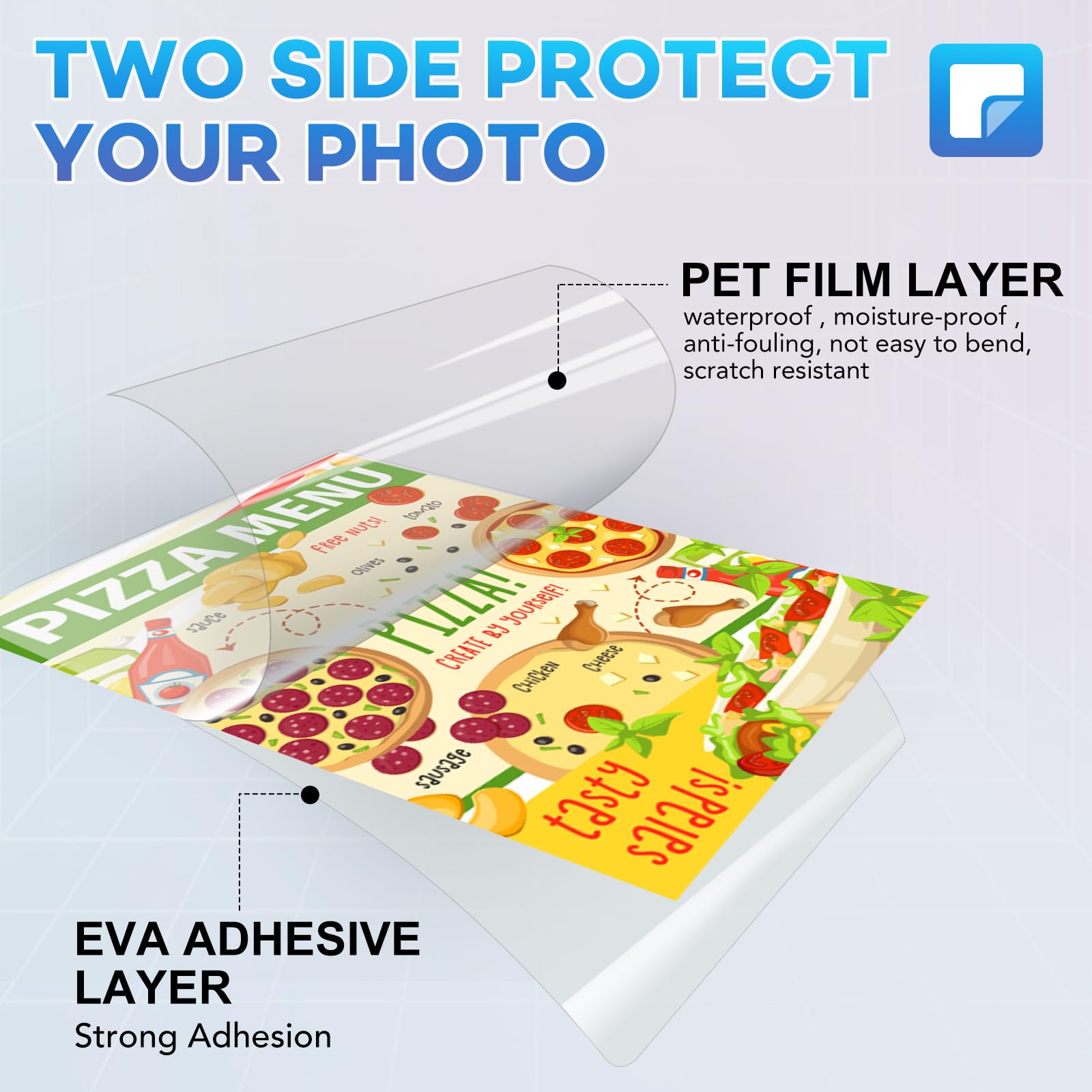 FURWEY Laminierblätter, für 21,6 x 27,9 cm große Blätter, 3 mm, 22,6 x 29 cm, Thermo-Laminierfolien, Laminierpapier für Laminator, transparent, Briefgröße, Büro- und Schulbedarf, 600 Stück