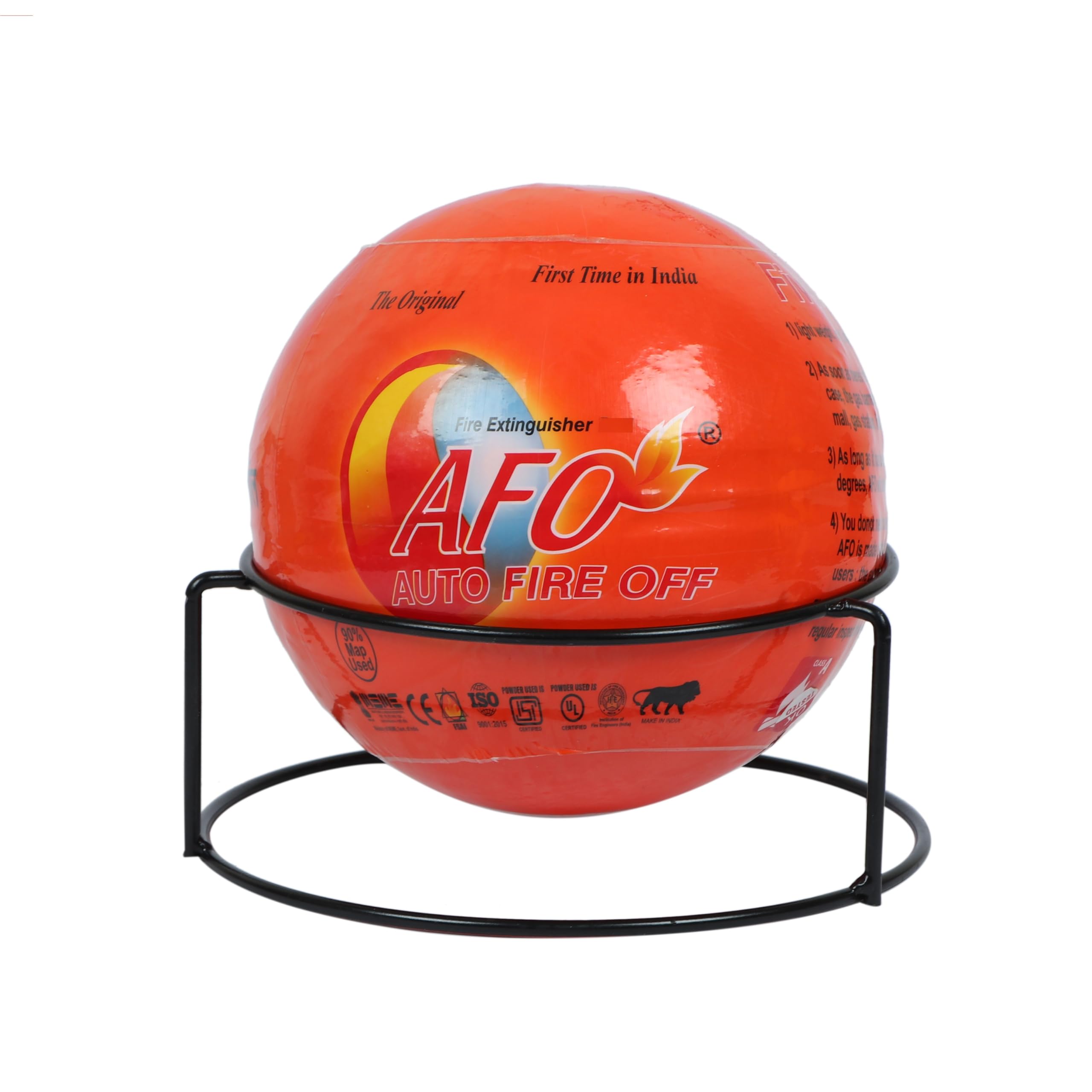 AFO (AUTO FIRE OFF) Plastic Fire Extinguisher Ball (Standard, Orange)