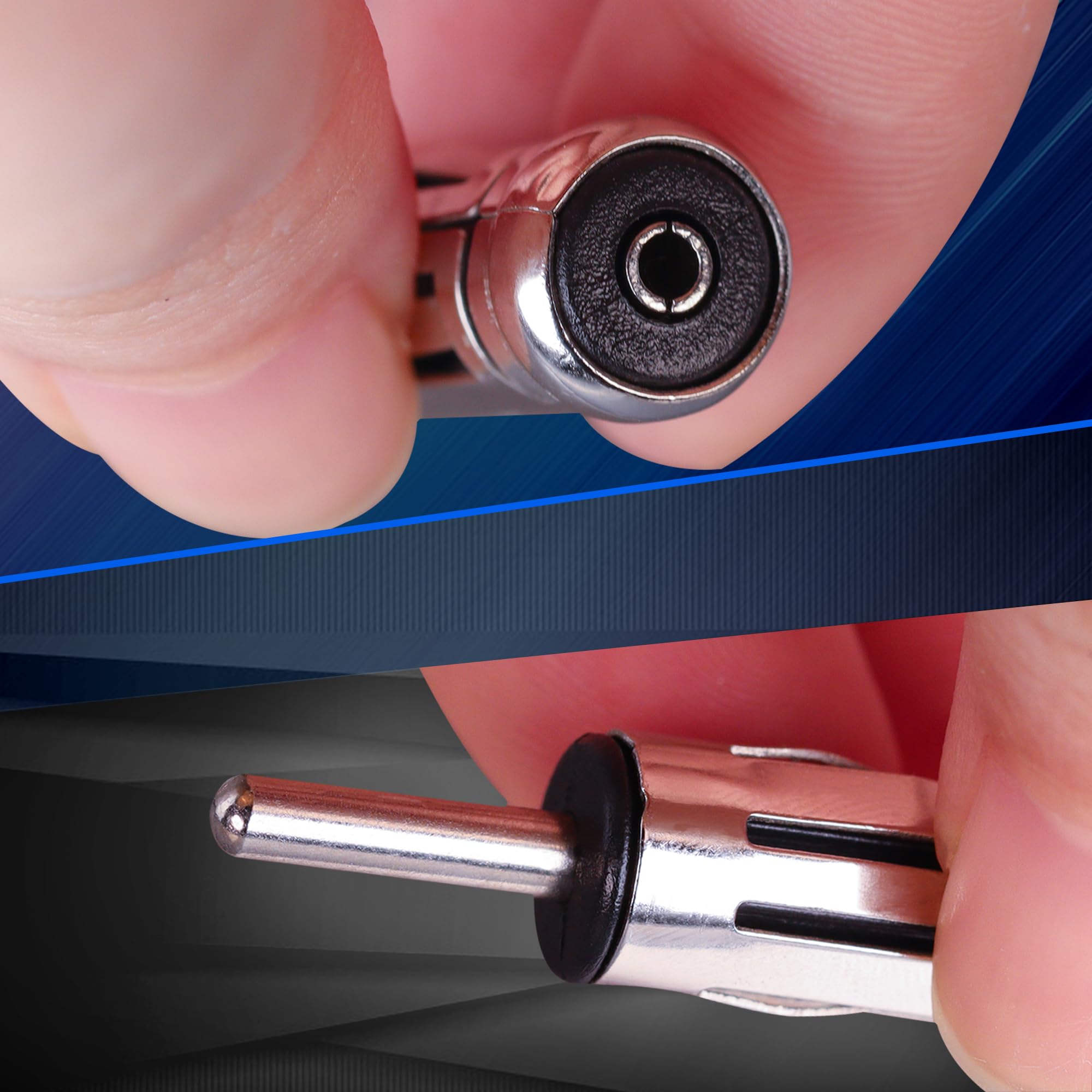 TUOLNK Adattatore per antenna radio DIN maschio a femmina ISO, adattatore stereo universale per auto per veicoli, presa ISO a connettore DIN per autoradio per veicoli 2 pezzi