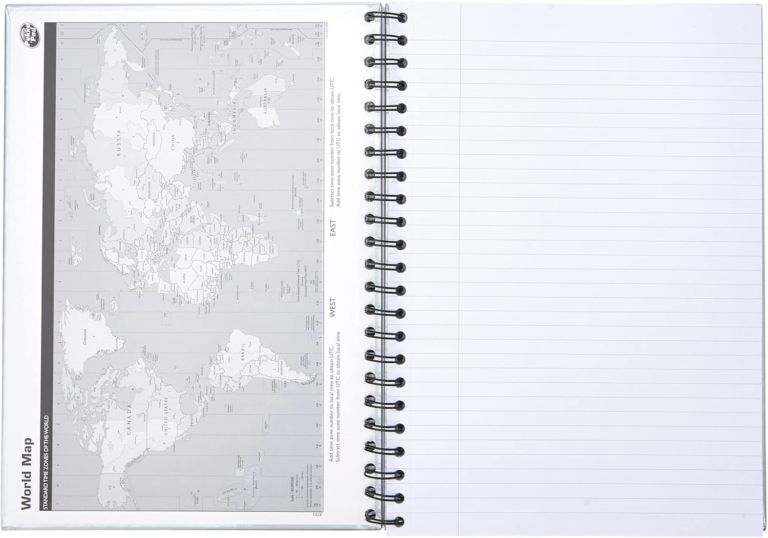 Pukka Pad Notebook Wirebound Hardback Perforated Ruled Margin 160pp 90gsm A4 Silver Ref WRULA4 [Pack of 5]