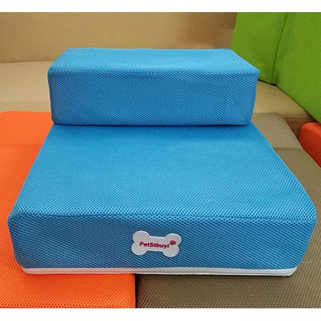 Foto 3 de 5 de Levoberg - Escalera para perro o gato, plegable, superficie extraíble, malla transpirable, escalera, 2…