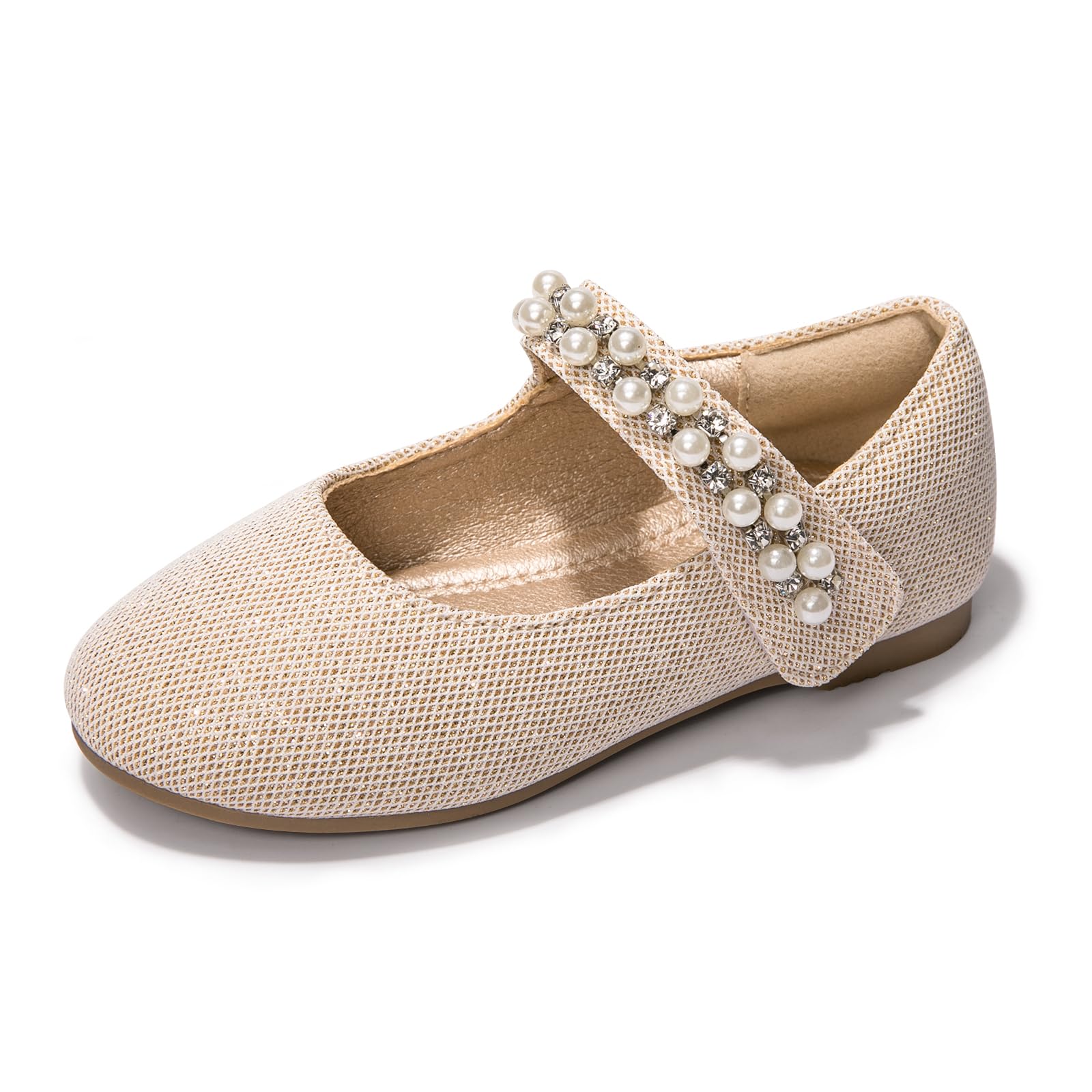 FUNKYMONKEYToddler/Little Girl Mary Jane Dress Shoes Casual Slip on Ballet Flat