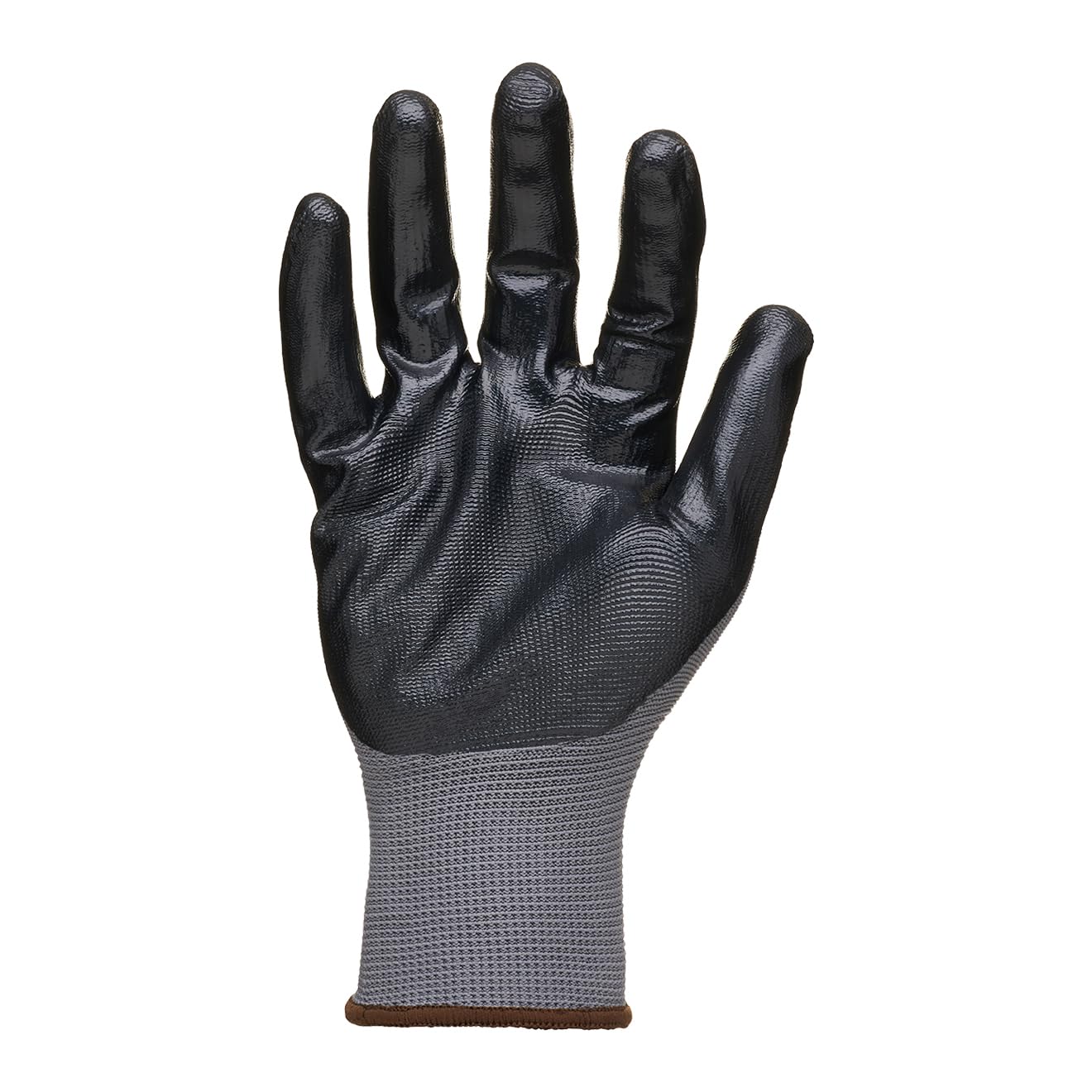 12 x Protective Nitrile Coated Grip Glove with Elactic Wrist