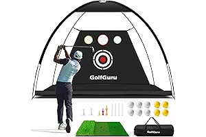 Ultimate Golf Training System with 10x7ft Golf Practice Net
