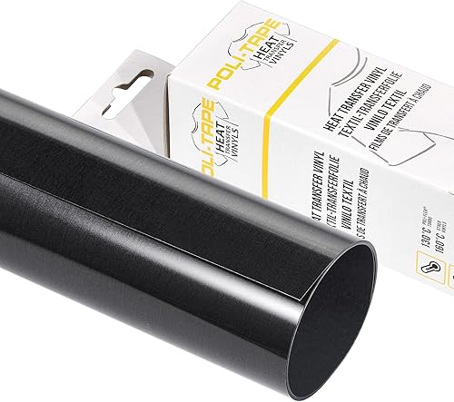 Poli-Flex Turbo - Película de transferencia de calor para textiles - Película HTV para planchar, película trazadora para camisas de bricolaje,