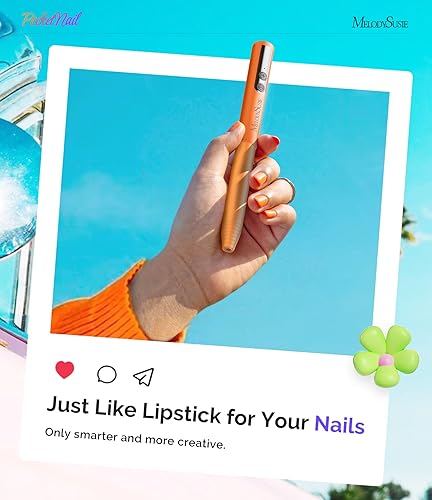 Miniatura 7 de MelodySusie PocketNail - Taladro de uñas modular inalámbrico en forma de bolígrafo, kit extendido, PC100GR 20000 RPM, lima eléctrica recargable
