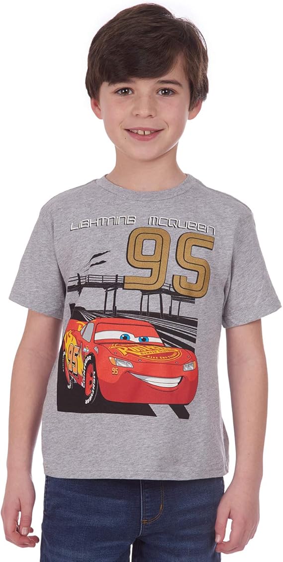 Disney Cars Lightning Mcqueen TShirt Amazon.co.uk Clothing