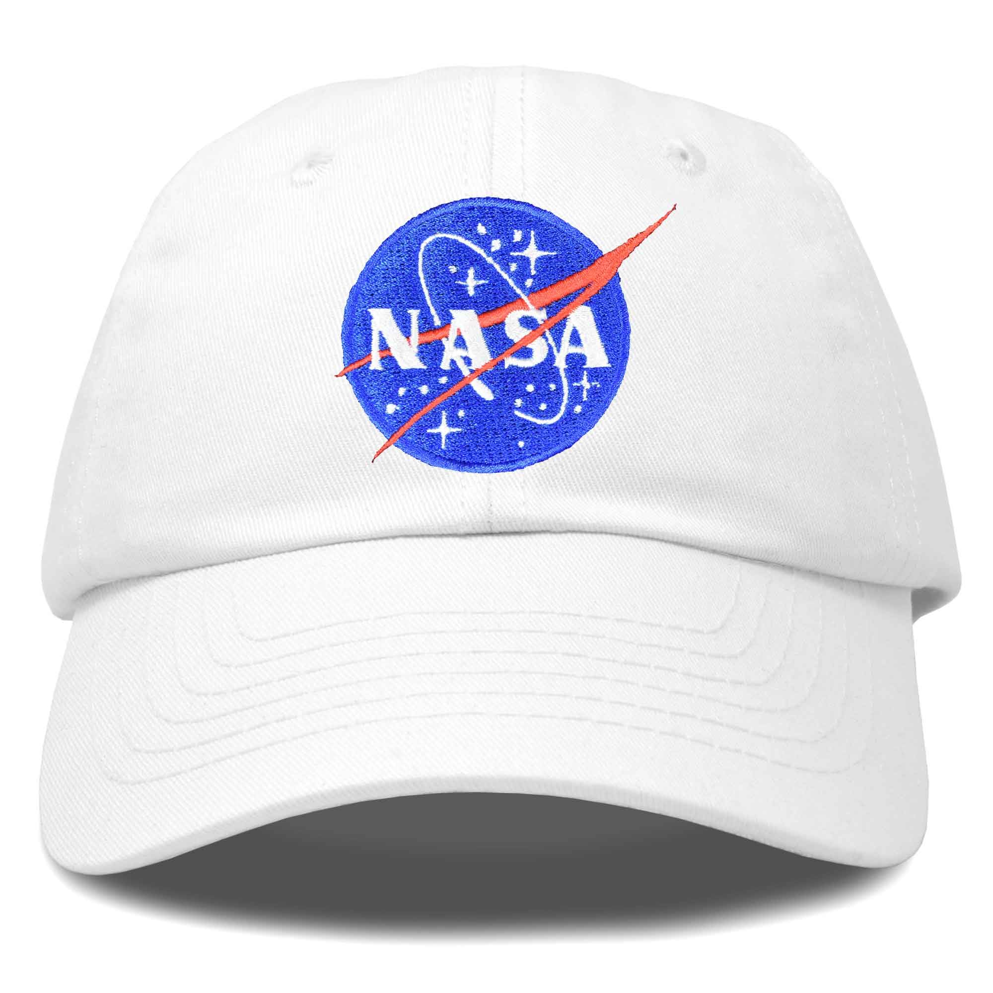 DALIX NASA Embroidered Mens Womens Cotton Dad Hat Baseball Cap Adjustable