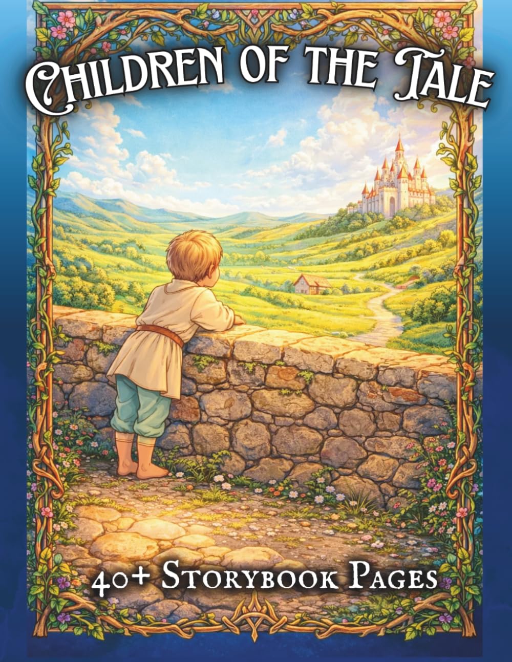 Children of the Tale: A Storybook Coloring Book of Quiet Moments, Folkloric Children, and Enchanted Paths (Storybook Realms Coloring Collection)