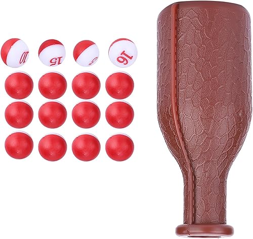 Miniatura 4 de Fydun Botella agitadora de billar, bolas numeradas de billar, dados de billar y accesorio de billar de 16 bolas