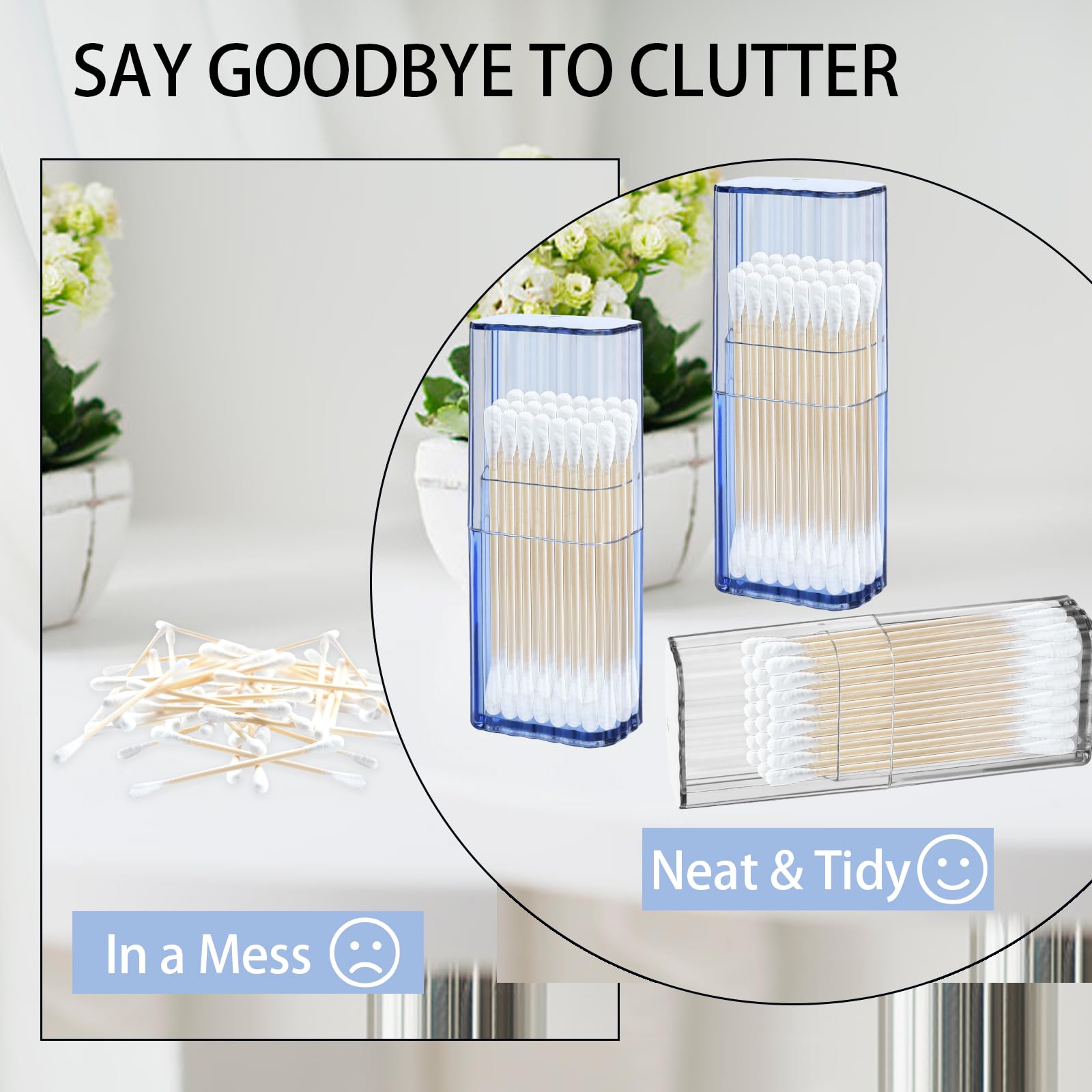 8 Pcs Portable Toothpick Holder, Mini Wood Pocket Tooth Pick