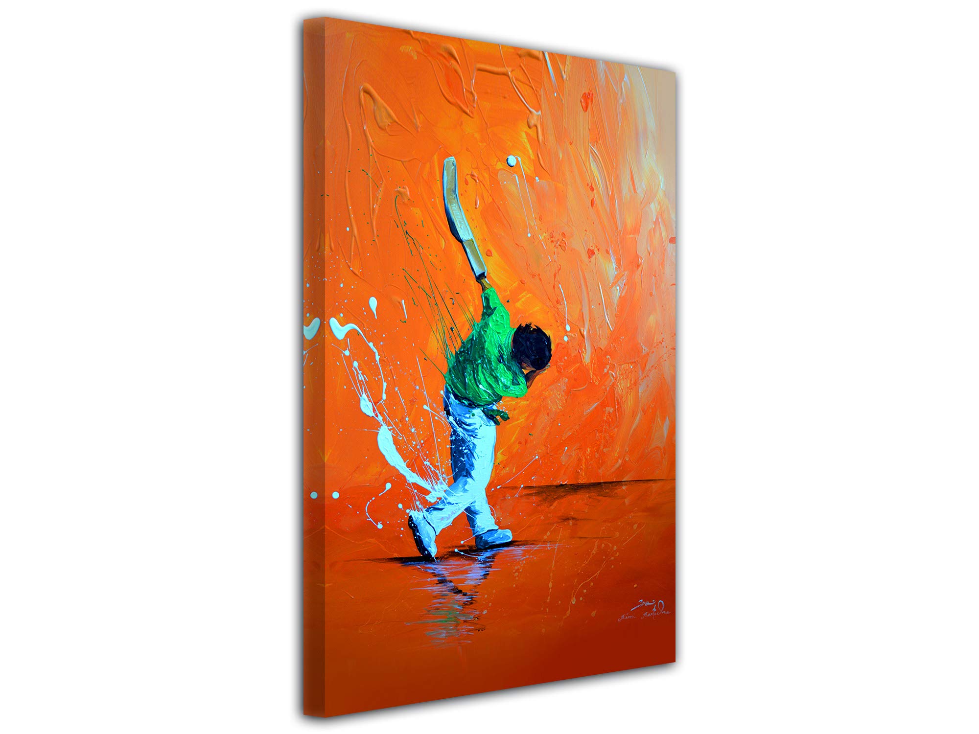 DECLINA, Quadro Decorativo da Parete, Quadro Decorativo per la casa, Quadro Decorativo da Parete per Soggiorno, Dipinto di Bertoche La Chistera Riproduzione su Tela Stampata, 30 x 50 cm