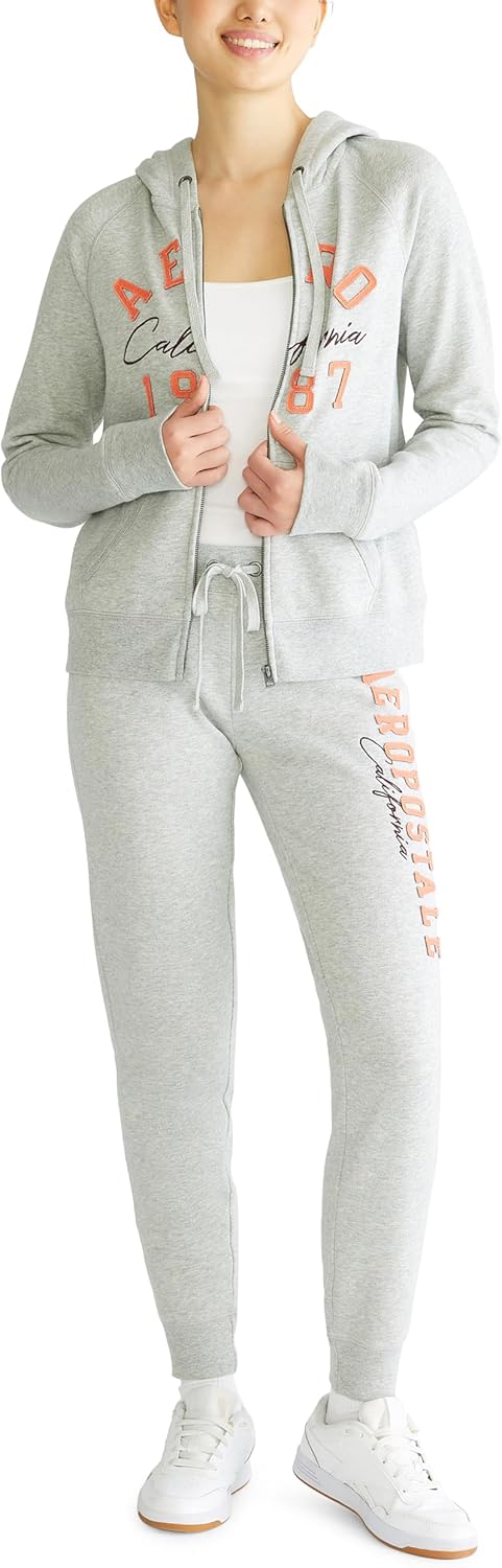 Aeropostale Women's Aero Logo Cinch/Jogger Pant- Arches- Cali - Image 5