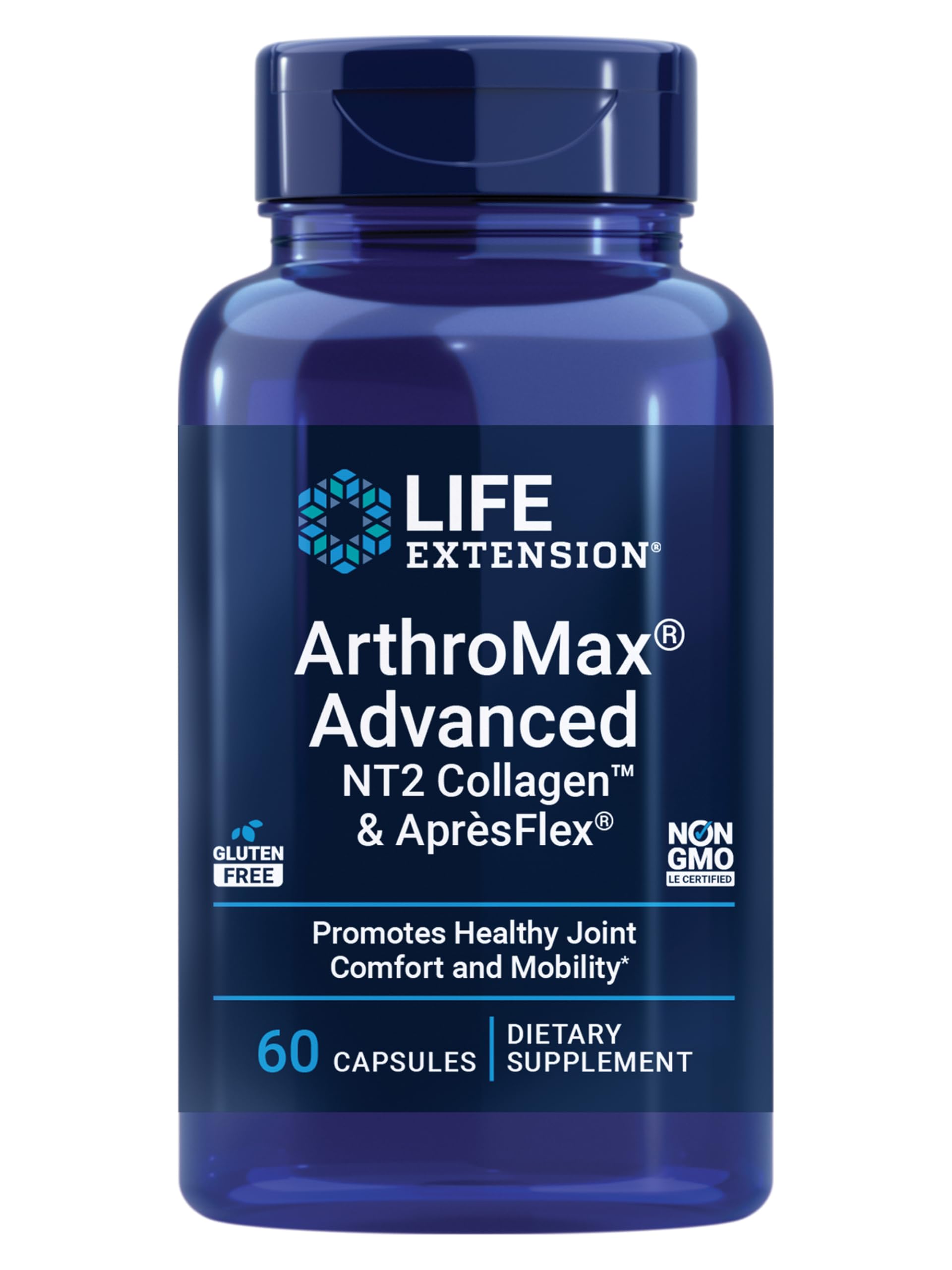 Life ExtensionArthromax Advanced with NT2 Collagen & ApresFlex, 60 Capsules