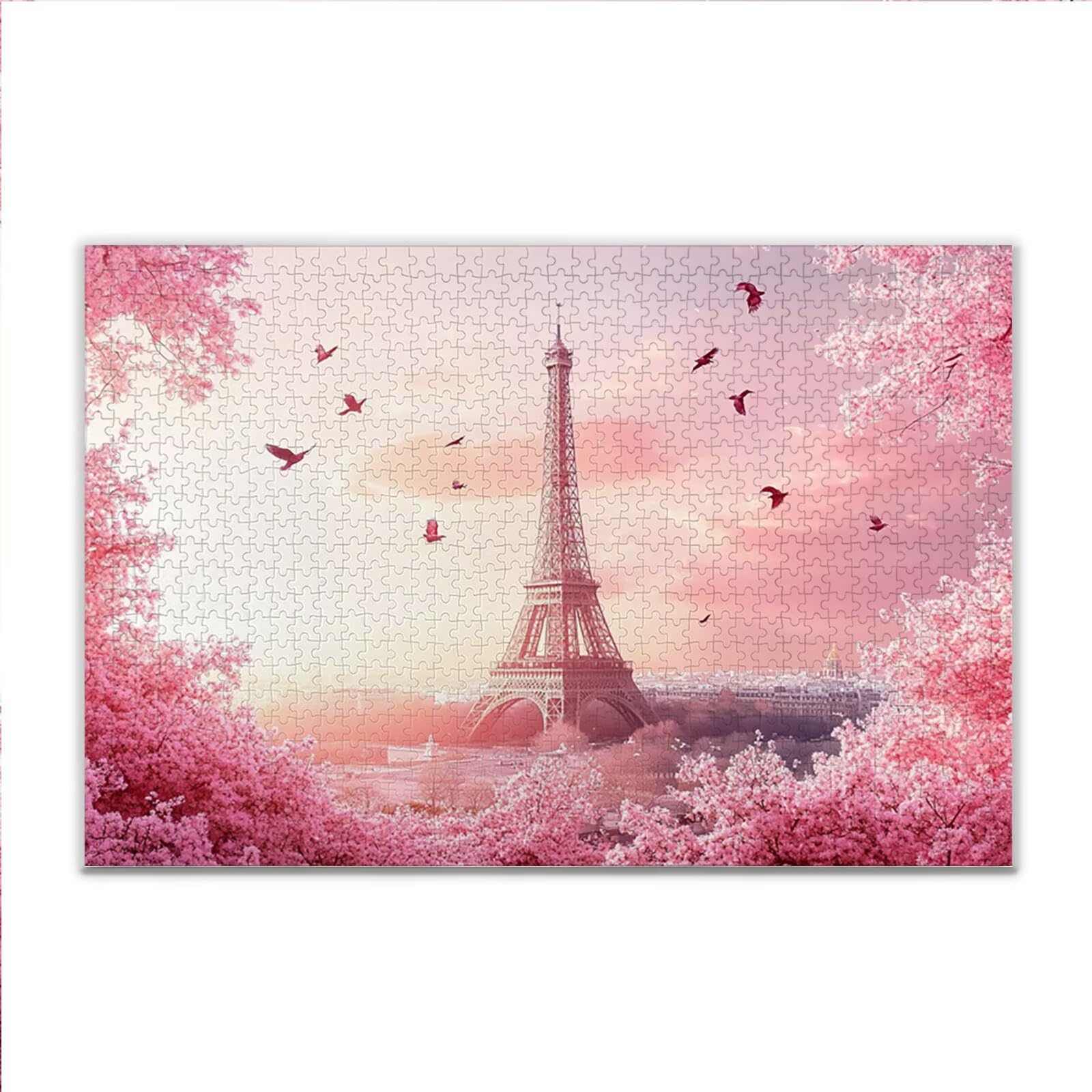 Wieża Paryska puzzle dla dorosłych 2000 sztuk, trudne trudne łamigłówki, gry edukacyjne, niemożliwe puzzle dla dorosłych, hobby, twarde drewniane puzzle, gładkie krawędzie, ciasne gryzienie M-81